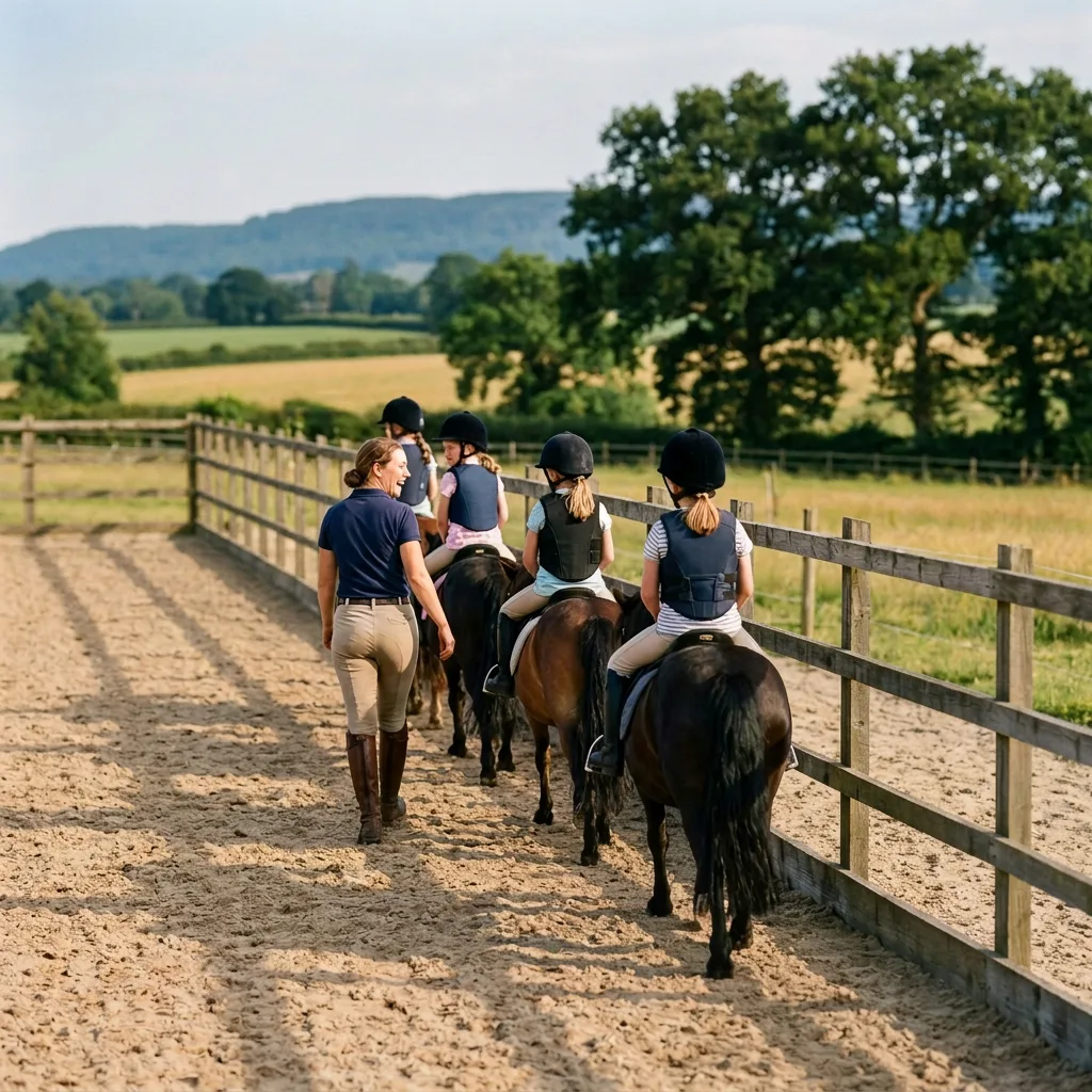 Cours de poney à Saint-Georges-de-Reneins, Rhône